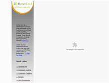 Tablet Screenshot of betterdeck.ie